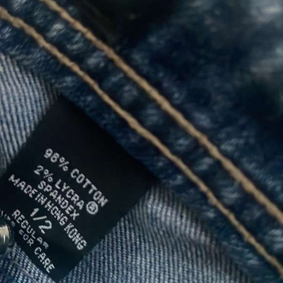 EXPRESS Flare Bootcut Jeans Stretch Blue Women’s Size 1/2 RN#54867. - Picture 7 of 16